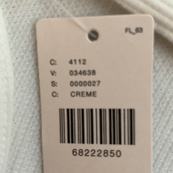 Anthropologie Maeve white top with silky blousy sleeves - NWT never worn Size M - Picture 4 of 4